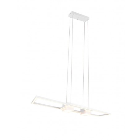 Trio Lampa wisząca LED nowoczesna ALBANY biały