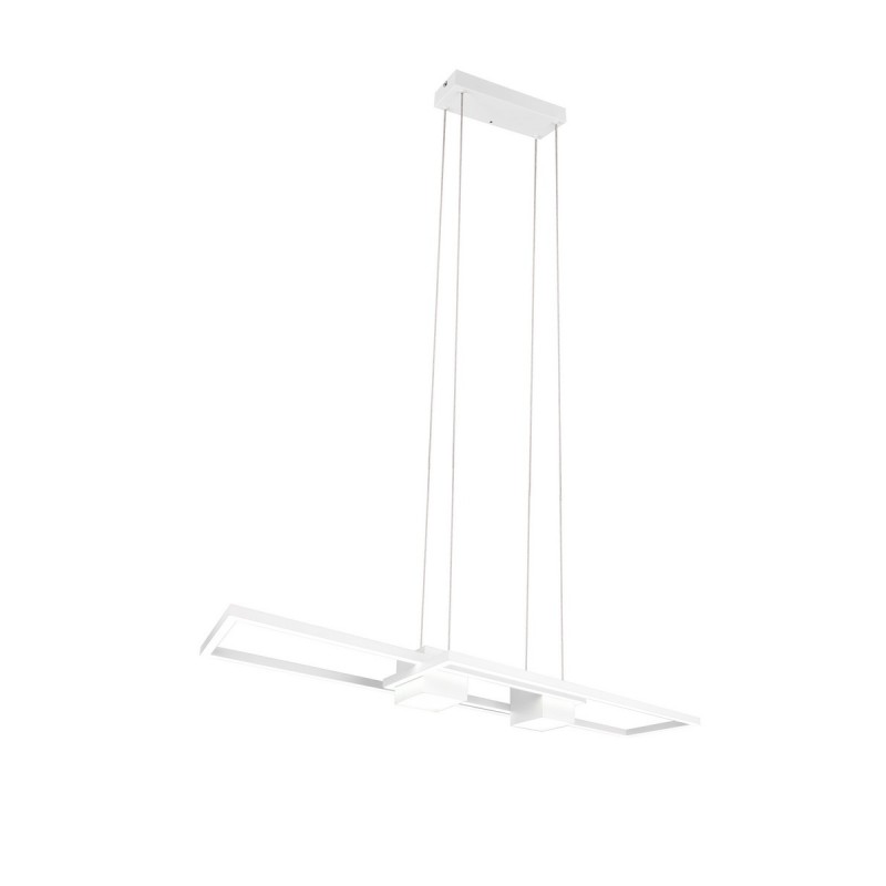 Trio Lampa wisząca LED nowoczesna ALBANY biały