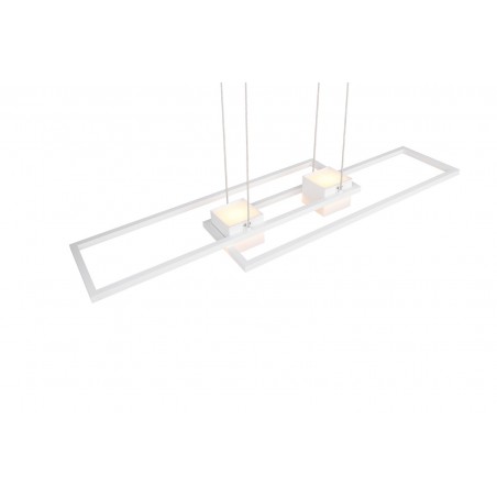 Trio Lampa wisząca LED nowoczesna ALBANY biały