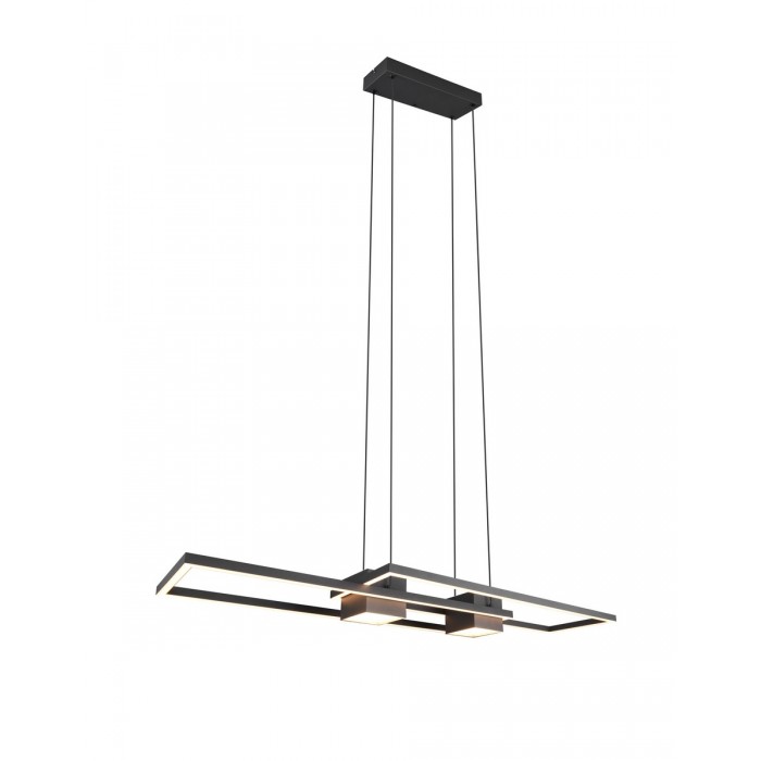 Trio Lampa wisząca LED nowoczesna ALBANY czarny