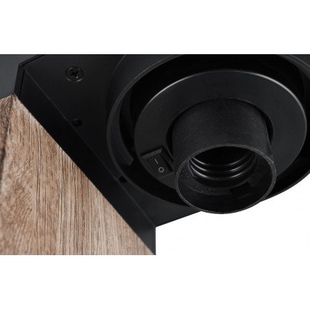 Trio Lampa zewnętrzna stojąca ARDILA - CZUJNIK ZMIERZCHU drewno jasne i ciemne