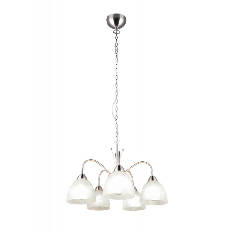 RL Lampa wisząca klasyczna DOBBY srebrny i odcienie srebra