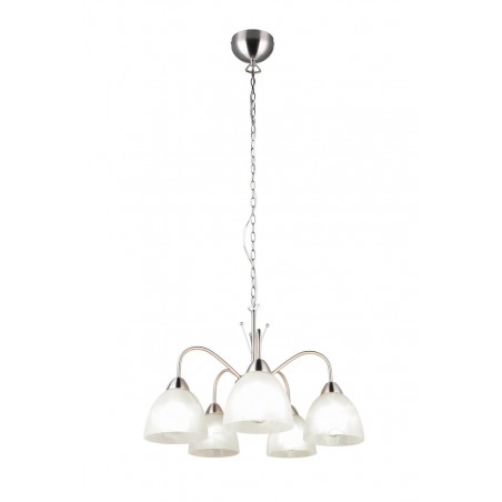 RL Lampa wisząca klasyczna DOBBY srebrny i odcienie srebra