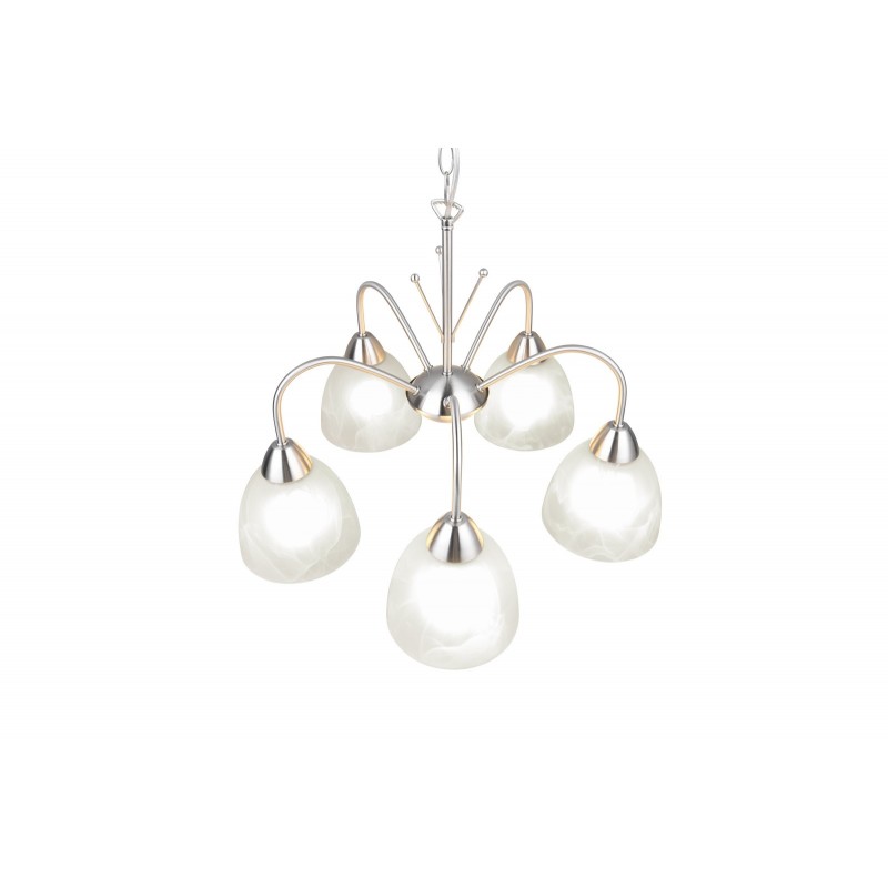 RL Lampa wisząca klasyczna DOBBY srebrny i odcienie srebra