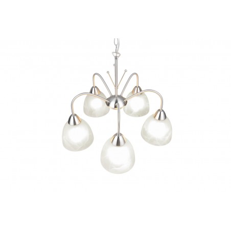 RL Lampa wisząca klasyczna DOBBY srebrny i odcienie srebra