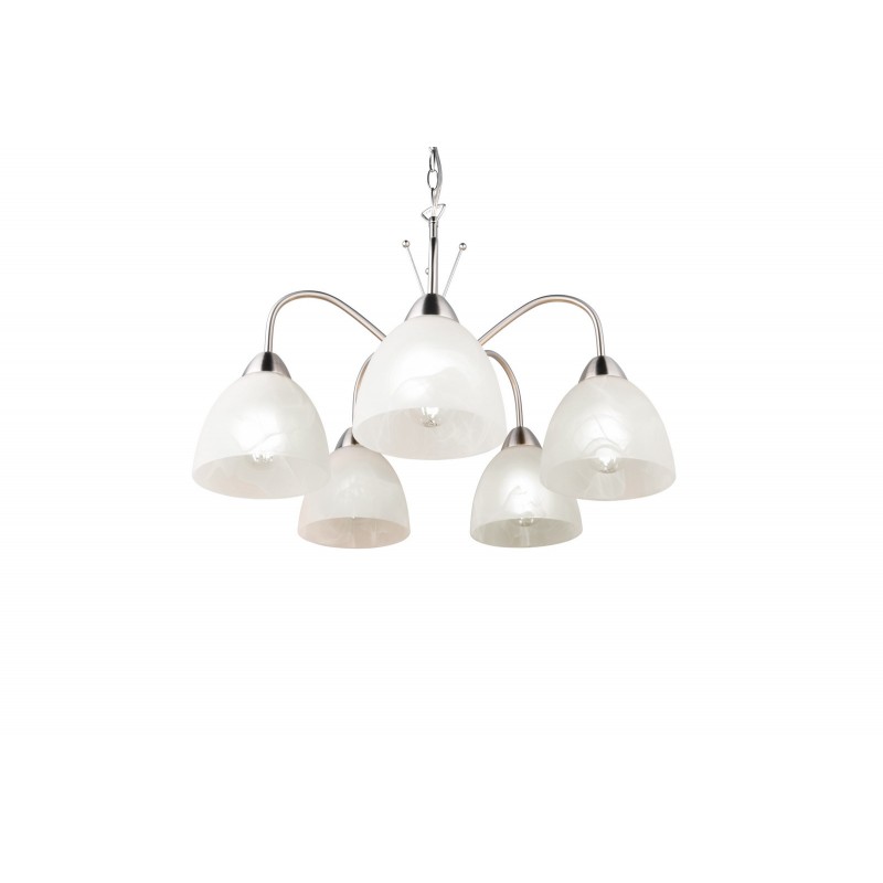 RL Lampa wisząca klasyczna DOBBY srebrny i odcienie srebra