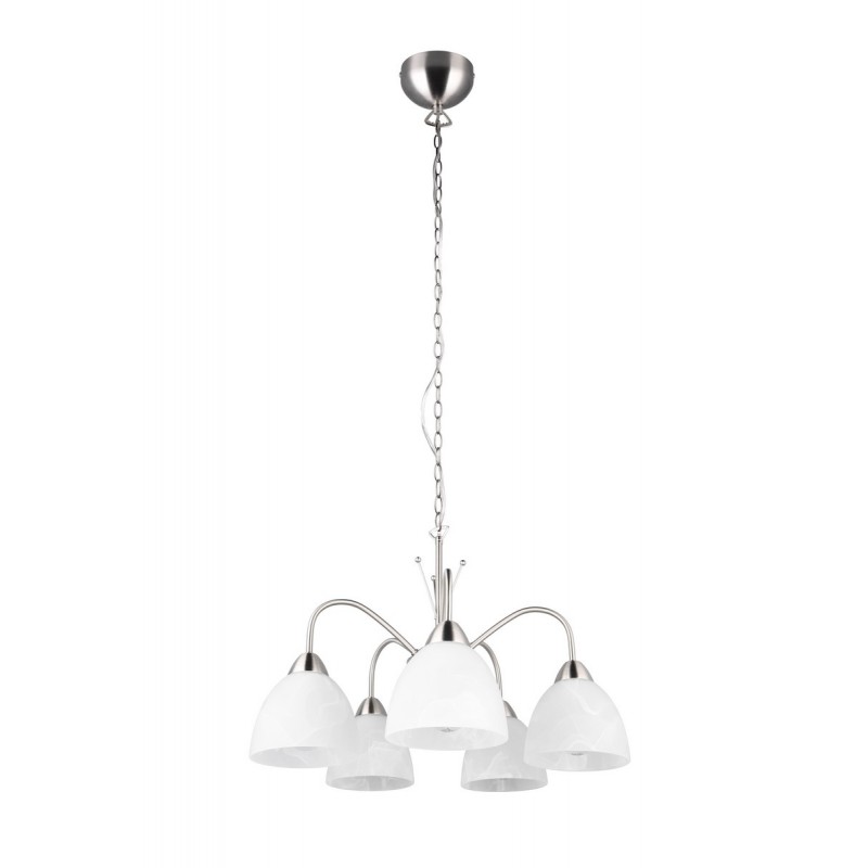 RL Lampa wisząca klasyczna DOBBY srebrny i odcienie srebra