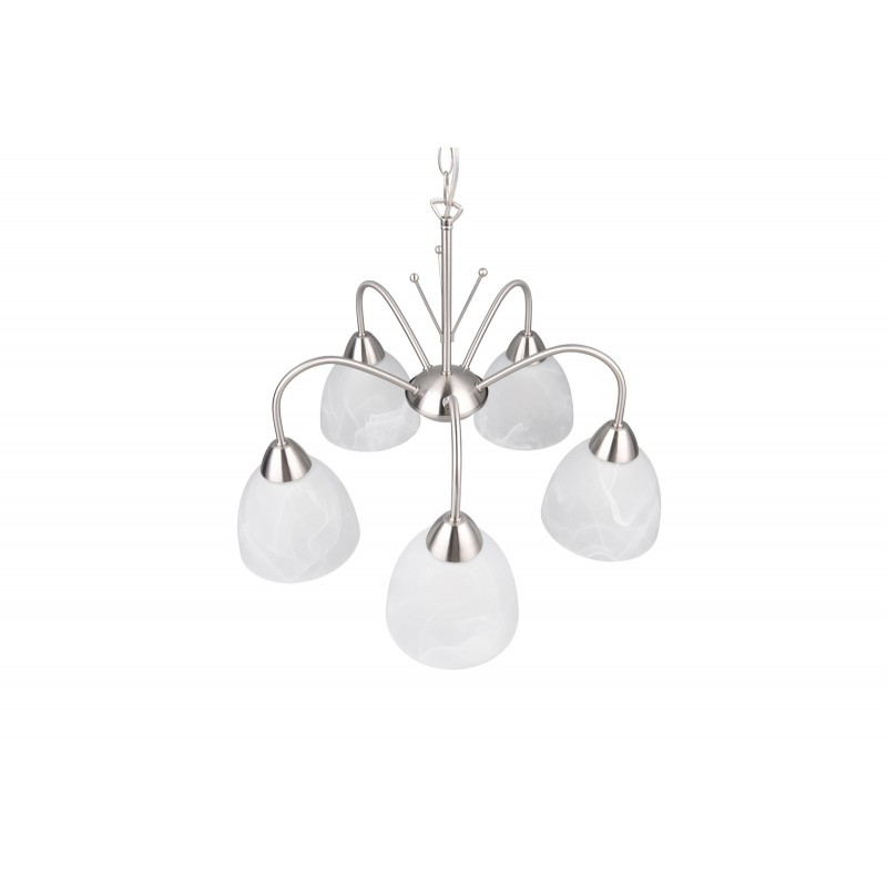 RL Lampa wisząca klasyczna DOBBY srebrny i odcienie srebra