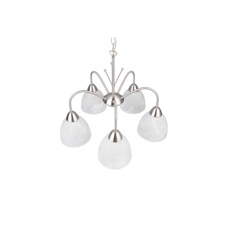 RL Lampa wisząca klasyczna DOBBY srebrny i odcienie srebra