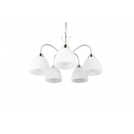 RL Lampa wisząca klasyczna DOBBY srebrny i odcienie srebra