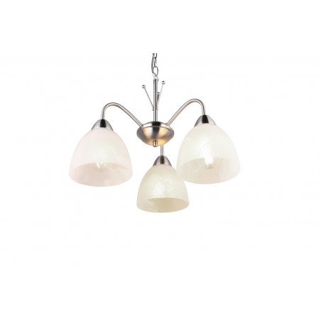 RL Lampa wisząca klasyczna DOBBY srebrny i odcienie srebra