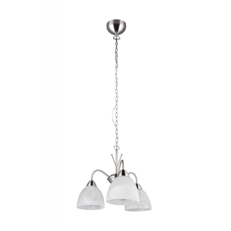 RL Lampa wisząca klasyczna DOBBY srebrny i odcienie srebra