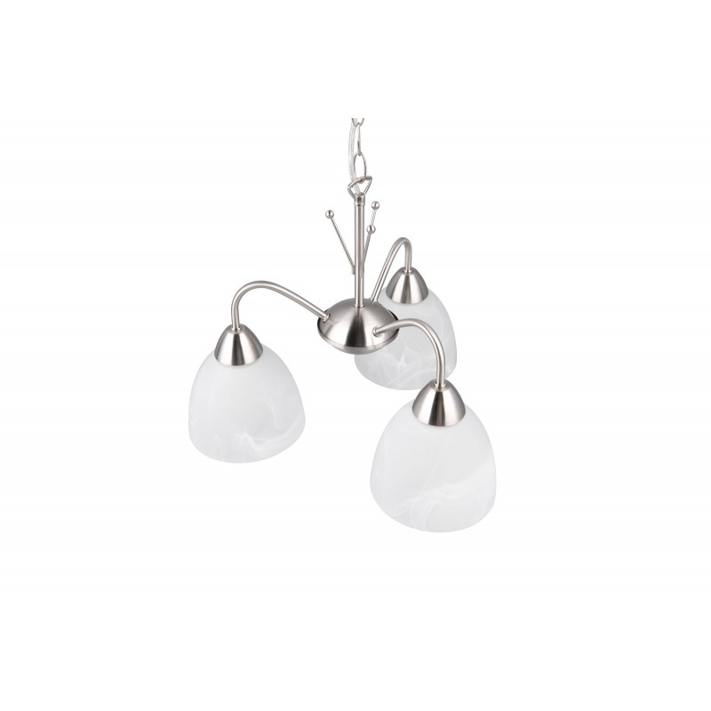 RL Lampa wisząca klasyczna DOBBY srebrny i odcienie srebra