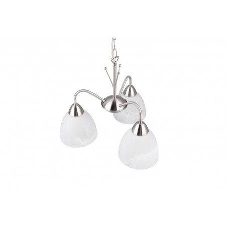 RL Lampa wisząca klasyczna DOBBY srebrny i odcienie srebra