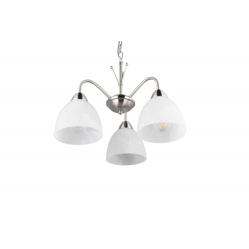 RL Lampa wisząca klasyczna DOBBY srebrny i odcienie srebra