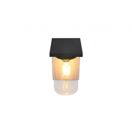 Trio Lampa zewnętrzna ścienna ARDILA - CZUJNIK ZMIERZCHU drewno jasne i ciemne