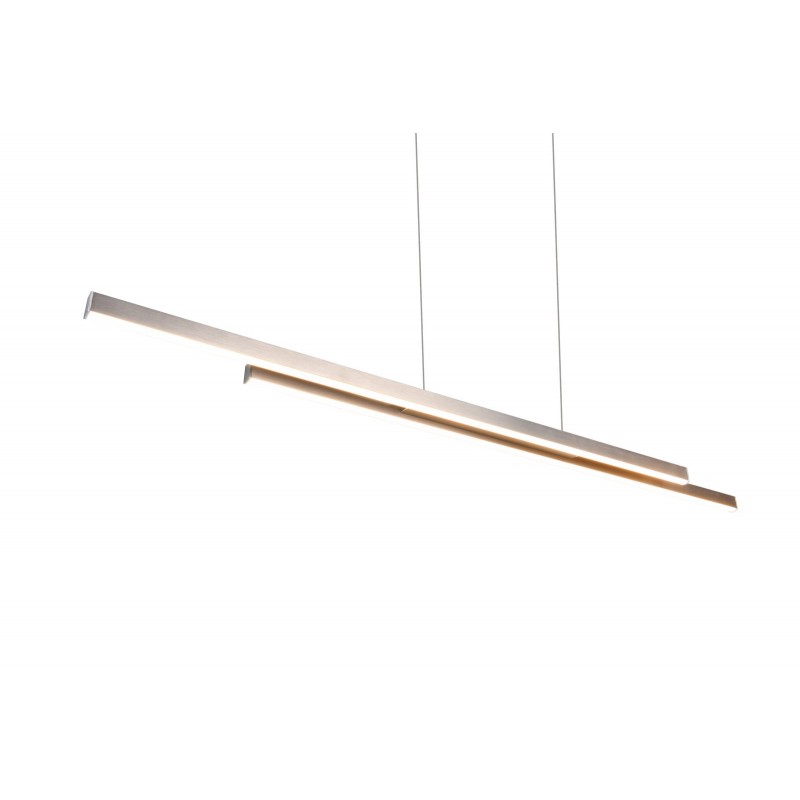 RL Lampa wisząca LED nowoczesna ODIO srebrny i odcienie srebra