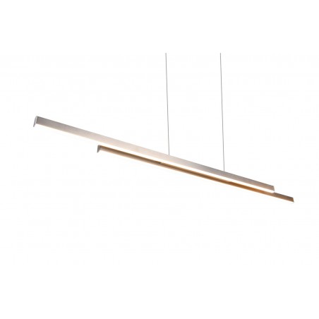 RL Lampa wisząca LED nowoczesna ODIO srebrny i odcienie srebra