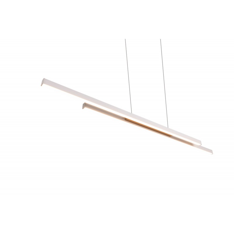 RL Lampa wisząca LED nowoczesna ODIO szary i odcienie szarości