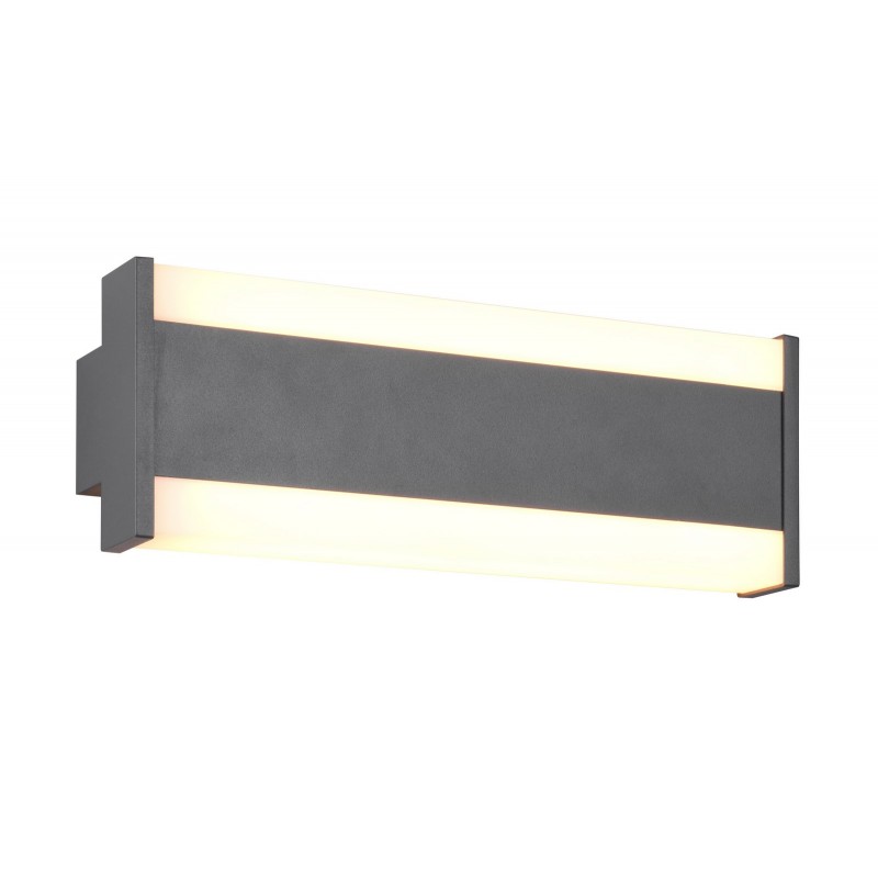 Trio Lampa zewnętrzna ścienna DAWSON antracyt