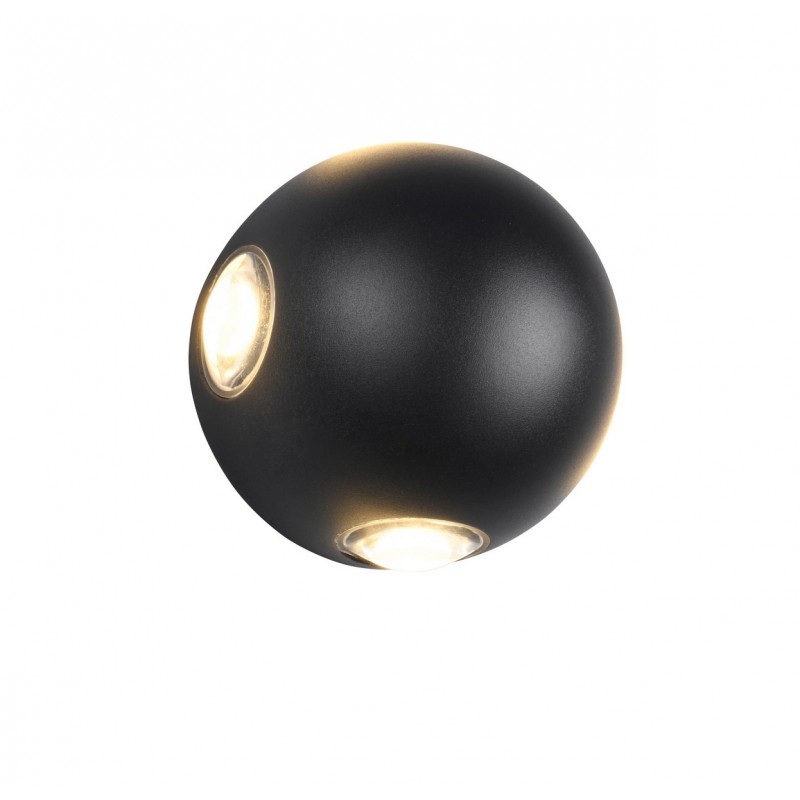 Trio Lampa zewnętrzna ścienna AVISIO czarny