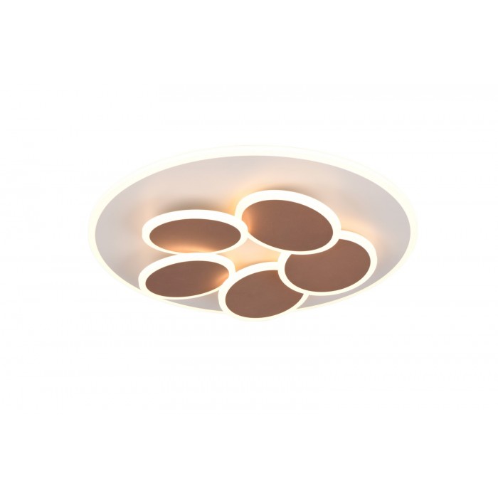 Trio Lampa natynkowa LED MANDALA szary i odcienie szarości