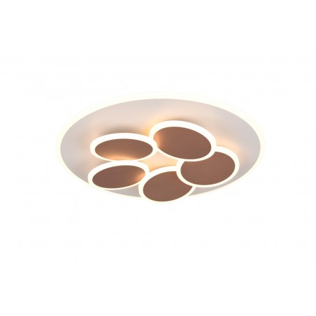 Trio Lampa natynkowa LED MANDALA szary i odcienie szarości