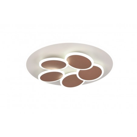 Trio Lampa natynkowa LED MANDALA szary i odcienie szarości