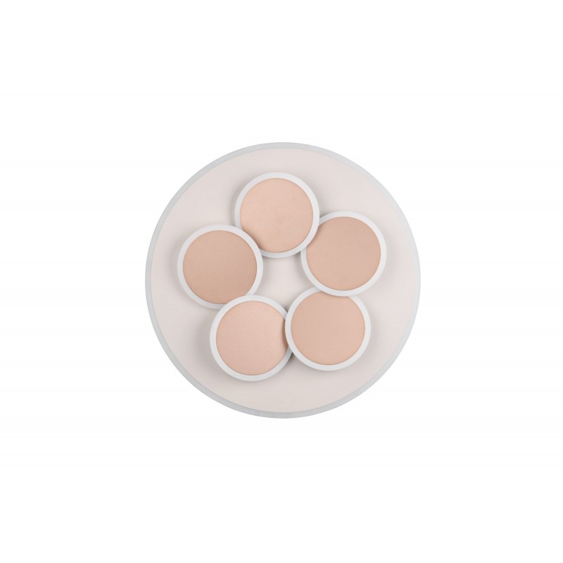 Trio Lampa natynkowa LED MANDALA szary i odcienie szarości