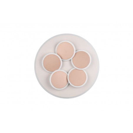 Trio Lampa natynkowa LED MANDALA szary i odcienie szarości