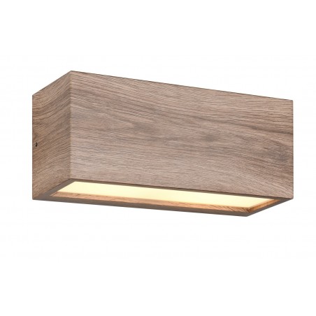 Trio Lampa zewnętrzna ścienna MAYENNE drewno jasne i ciemne