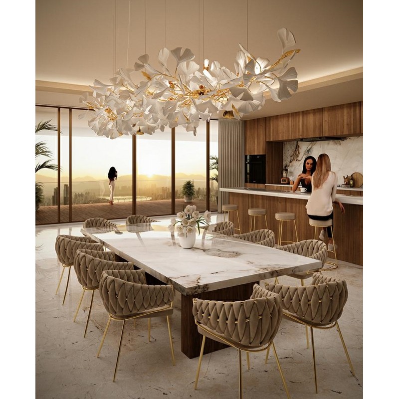 MOOSEE lampa wisząca FLORA 250 złota