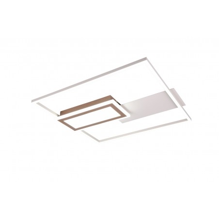 RL Lampa natynkowa LED SPIRO szary i odcienie szarości