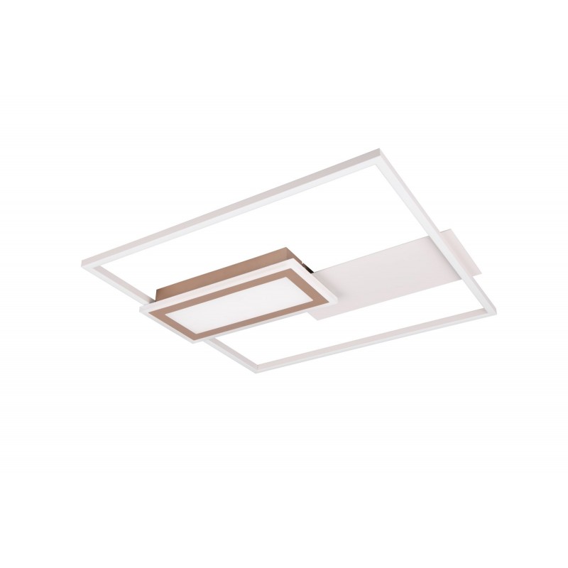 RL Lampa natynkowa LED SPIRO szary i odcienie szarości