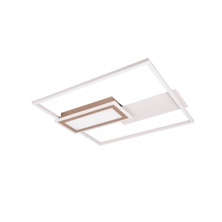 RL Lampa natynkowa LED SPIRO szary i odcienie szarości