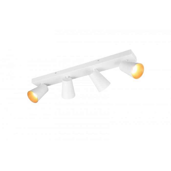 Trio Lampa natynkowa SHARP biały