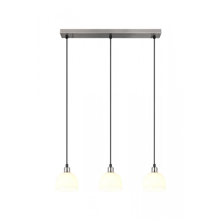 RL Lampa wisząca nowoczesna MOLLY srebrny i...