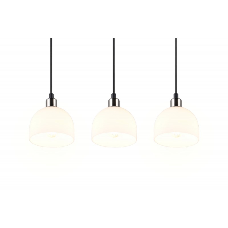 RL Lampa wisząca nowoczesna MOLLY srebrny i odcienie srebra