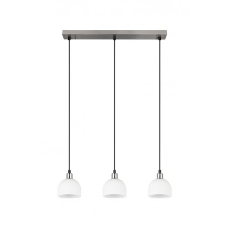 RL Lampa wisząca nowoczesna MOLLY srebrny i odcienie srebra