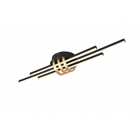 RL Kinkiet CINTO czarny, złoty i odcienie złota