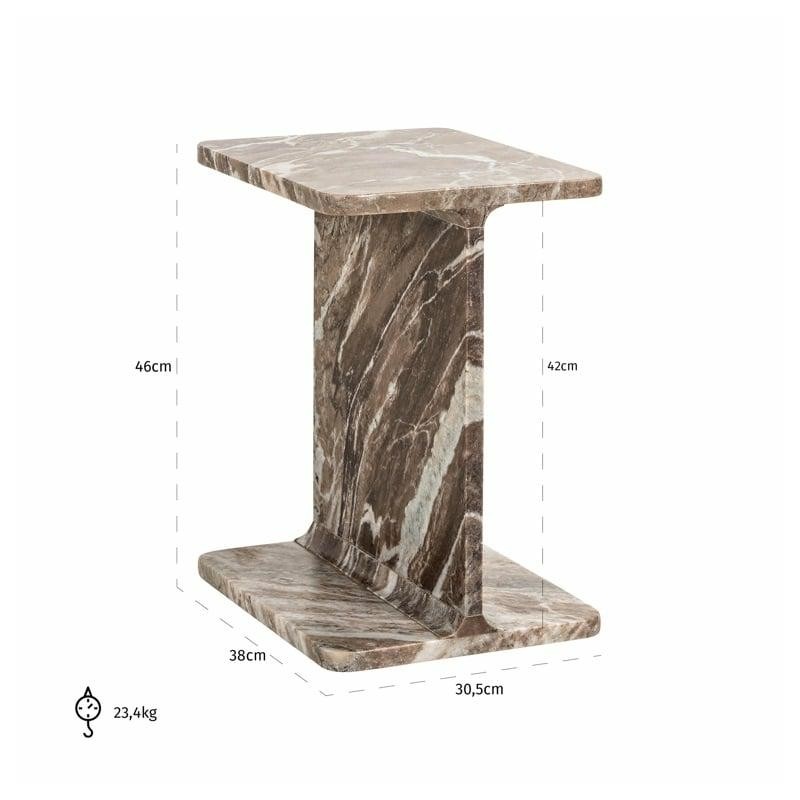 RICHMOND stolik BENSON brązowy