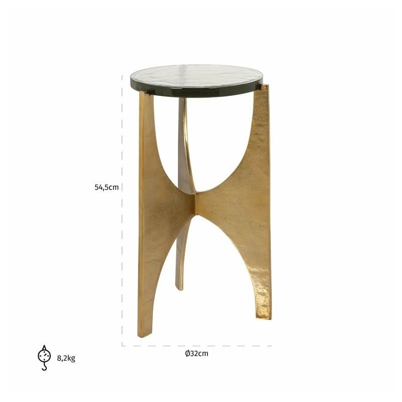 RICHMOND stolik AVERY złoty