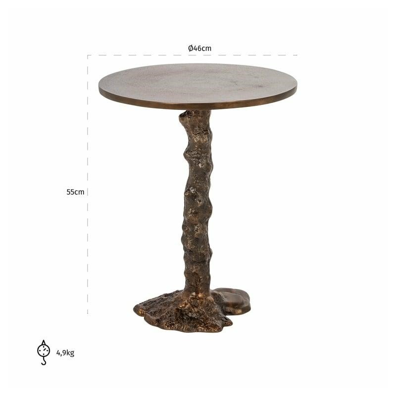 RICHMOND stolik MISTY brązowy