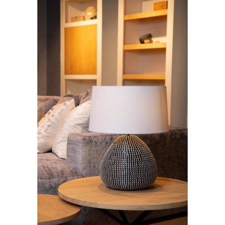 Lucide Lampa stołowa MADUKA 10550/81/30 czarny, biały