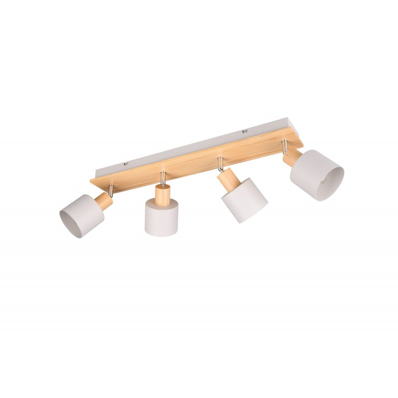 Trio Lampa natynkowa SHANTI szary i odcienie szarości