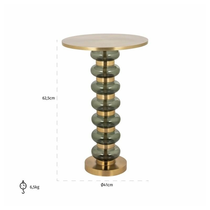 RICHMOND stolik BOWIENE zielony