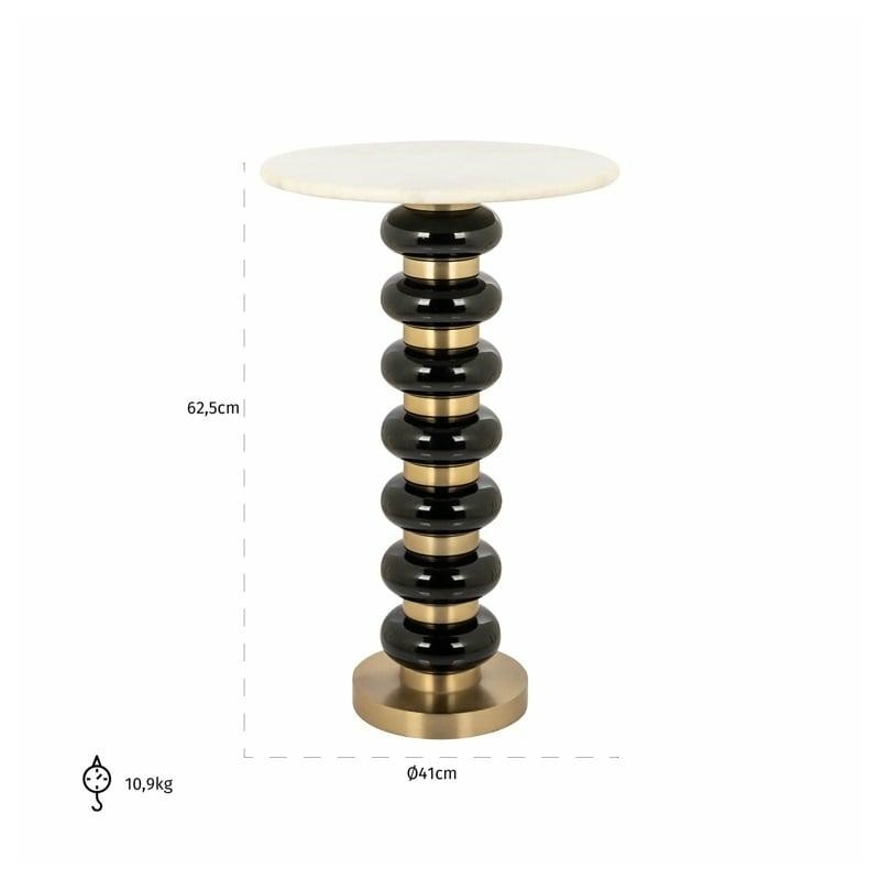 RICHMOND stolik BARBARA czarny