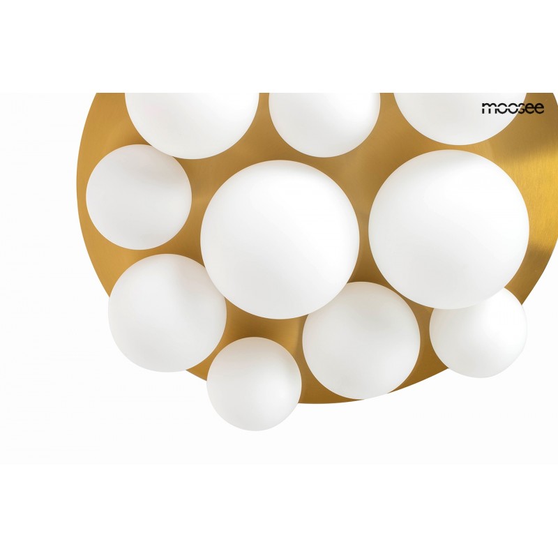 MOOSEE lampa wisząca BACARDI złota