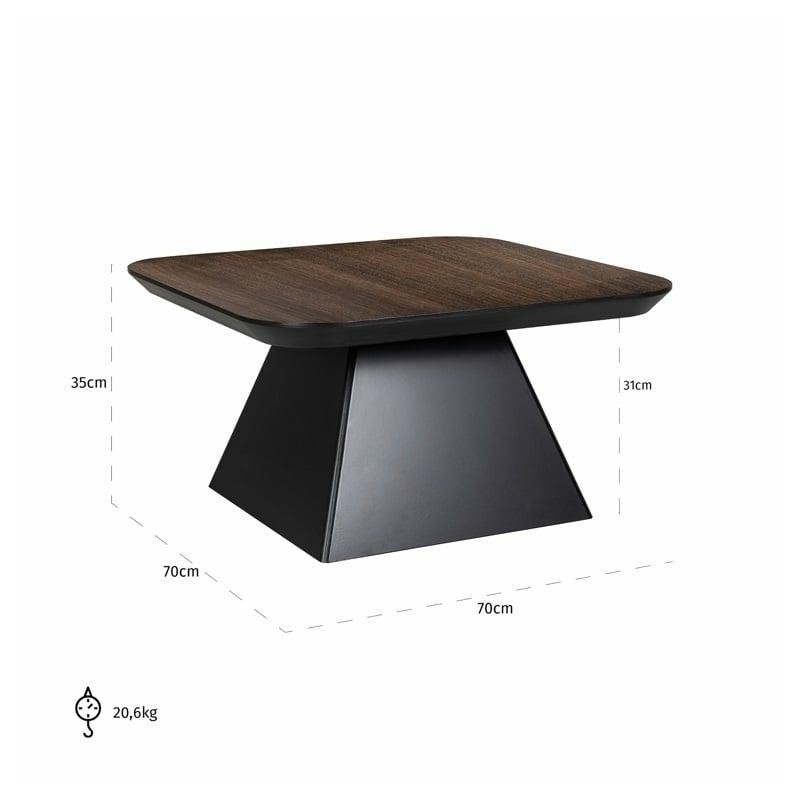 RICHMOND stolik kawowy BONVOY brązowy