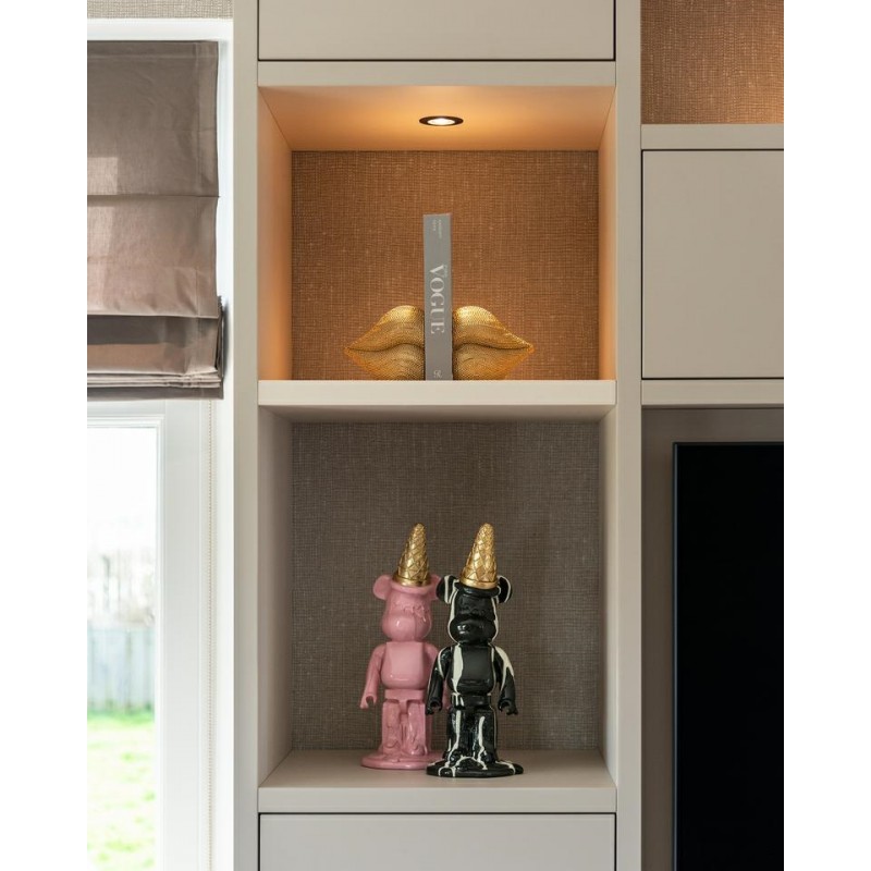 RICHMOND podpórka do książek KISS złota